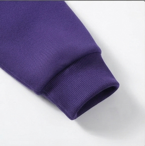 Sweat à capuche pour homme, décontracté, manches longues, 100% coton molletonné, 500 GSM, coupe classique, vêtements d'hiver pour la rue - Product Image 5