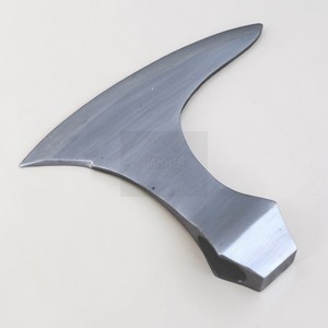 Tête de hache Viking forgée à la main en acier à haute teneur en carbone, finition artisanale, lame de hache à barbe, artisanat métallique, cadeau idéal - Product Image 2