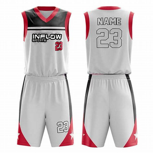 Maillot de basket-ball d'équipe, singlet réversible en mesh, uniforme sportif, sublimation, nouveau design 2023 - Product Image 2