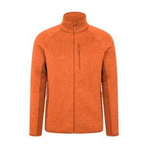 เสื้อแจ็คเก็ตผู้ชายแบบมีซิปเต็มตัว ผ้าฟลีซ คอตั้ง ปักโลโก้ด้านหน้า กันลม กันน้ำ สำหรับกิจกรรมกลางแจ้ง - Product Image 3