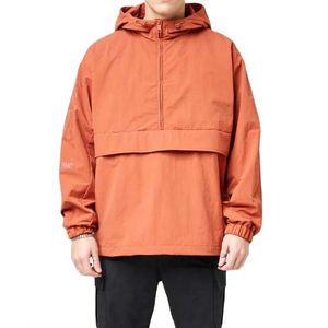 Veste anorak respirante de haute qualité pour hommes, taille plus, best-seller, veste anorak unie respirante à bas prix - Product Image 1