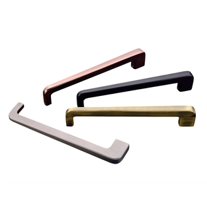 Luxury Brass <b>Cabinet</b> Bar Handles Black/Silver/Copper/<b>Gold</b> Minimalist Design Durable Furniture Hardware for Kitchen Concept Home - Product Image 1