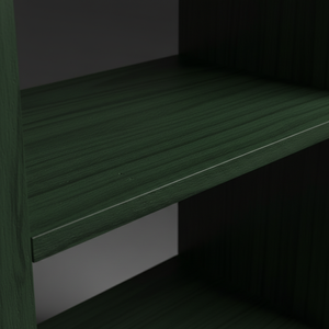 Estantería expositora, Librería de 3 estantes, Mueble de almacenamiento, Estantería abierta sin respaldo, Madera de caucho, MDF, Chapa de roble - Product Image 4