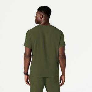Conjunto de Uniforme Médico para Hombre de la Mejor Calidad al por Mayor, Diseño con Cuello en V, 97% Poliéster, 3% Elastano, Cómodo y sin Costuras, Parte Superior y Pantalones - Product Image 2