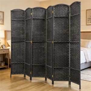 Paravento Pieghevole Grigio Antracite per Alta Privacy, Elegante Divisorio per Ambienti - Product Image 1