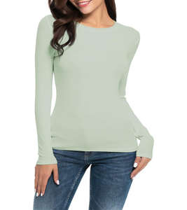 Nouveau design, meilleure vente, chemises pour femmes avec votre propre logo, vente en gros, chemises pour femmes en coton respirant surdimensionnées, logo personnalisé - Product Image 1