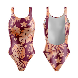 Women's Custom Professional Training Bodysuit Lightweight Polyester Nylon Beachwear Swimwear Bikini Swimsuit Regular Fit - Product Image 1