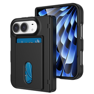 <b>Phone</b> Accessories Wholesale Magnetic Polycarbonate Shockproof Foldable Card <b>Holder</b> Wallet Kickstand for Duo - Product Image 5