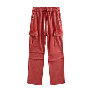 Nouvel ensemble de survêtement sportif pour homme, tendance et en promotion, personnalisé, imprimé délavé à l'acide, pour le jogging, deux pièces, hiver - Product Image 6