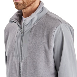 Vente en gros de vestes et manteaux en laine d'agneau pour hommes personnalisés pour un poids lourd chaleur coupe régulière polaire nylon fermeture éclair veste Sherpa - Product Image 5