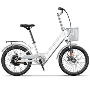 Bicicleta urbana eléctrica urbana de 20 pulgadas al por mayor sencilla y fiable con horquilla de suspensión entrega directa de fábrica - Product Image 2