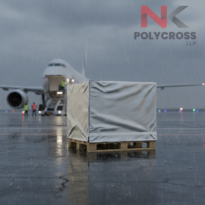 Bâche de protection en PE de qualité alimentaire pour conteneurs de transport industriels, couverture de toit et utilisation comme bâche imperméable pour l'emballage de denrées alimentaires en vrac - Product Image 6