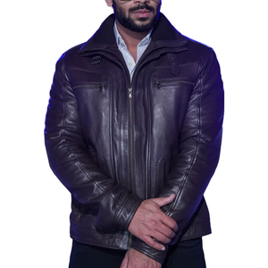 Nouvelle Veste en Cuir Tendance Hiver 2026 avec Col Personnalisé, Faible MOQ, Veste d'Hiver en Cuir Très Demandée - Product Image 1