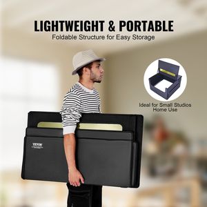 Enceinte de protection ignifuge pour graveur laser 31,5 x 31,5 x 19,6 avec tuyau de ventilation ignifuge pour machines de gravure laser - Product Image 6