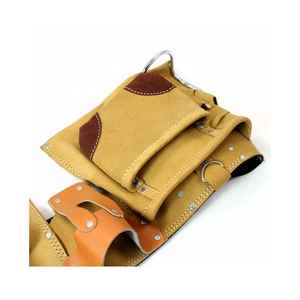 Wholesale Custom Design Top Selling <b>Leather</b> <b>Tool</b> Bags Solid Color Best Quality Cheap Price <b>Leather</b> <b>Tool</b> Bags - Product Image 5