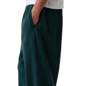 <b>Men</b>’s Straight Leg Fleece <b>Trousers</b> Relaxed Fit Elastic Waist Casual Sweatpants with Side Pockets Soft Comfortable <b>Lounge</b> Pants - Product Image 5