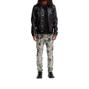 กางเกงยีนส์ผู้ชายคุณภาพสูงแห้งเร็วผ้าฝ้ายล้างทำความสะอาดได้ระบายอากาศได้ดีกางเกงลำลองฤดูหนาว - Product Image 3