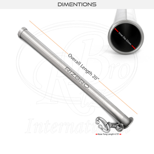 Rizbro International Spéculum buccal en acier inoxydable de 20 pouces pour bovins et ovins avec pince nasale intégrée, pour usage vétérinaire et équine - Product Image 4