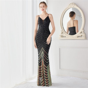Vestido de Fiesta Elegante para Mujer, Diseño Nuevo y Sexy, Vestido Holgado con Tirantes, Vestido de Noche para Graduación - Product Image 3