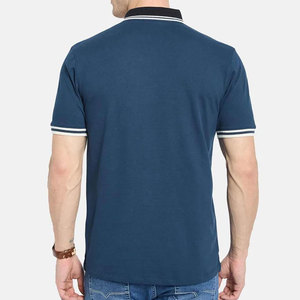 Polo Personalizable Ecológico de Punto para Hombre, Color Sólido, Manga Corta, Polo Casual de Alta Calidad para Hombre - Product Image 3