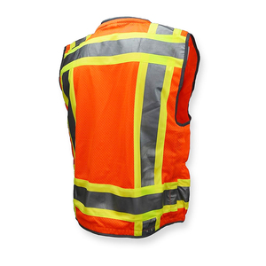 Gilet de sécurité haute visibilité, classe 1 ANSI, imperméable, réfléchissant, vêtements de travail pour hommes, avec couleurs et logo personnalisés - Product Image 3