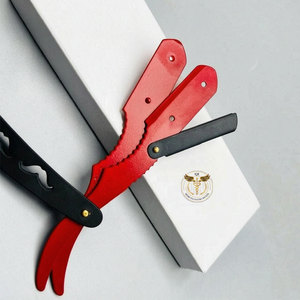 Rasoir droit professionnel de luxe en acier inoxydable de haute qualité pour barbier, rasoir de sécurité pliable avec lame remplaçable, qualité supérieure - Product Image 5