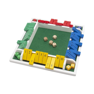 Juego de Mesa Clásico de Madera para Adultos, Niños y Familias, Juego de Estrategia con Acabado Liso - Product Image 1