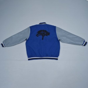 Chaqueta Varsity Vintage de Invierno para Hombre, Estilo Letterman, Béisbol, Bomber, Personalizada, con Mangas de Cuero, Corte Ajustado, Botones de Cuerno, a la Moda, OEM - Product Image 6