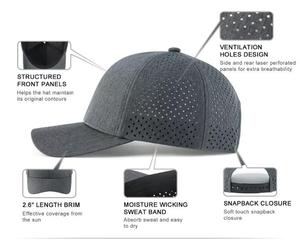 Casquette Snapback Unisexe Réglable à Visière Plate en Polyester Respirant pour Adulte, Grise, Quatre Saisons, Usage Extérieur, Transfert Thermique - Product Image 4
