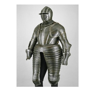 Traje de Armadura Medieval Completo Plateado, Disfraz de Caballero, Guerrero, Cruzado, para Halloween, para Hombre - Product Image 6