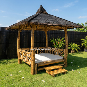 Pérgola de Bambú Natural para Decoración de Jardín y Hogar, Estructura de Bambú para Exteriores, Venta al Por Mayor - Product Image 6