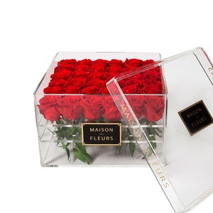 Soporte de arreglo de flores de rosas de acrílico creativo personalizado 2025 para exhibiciones florales elegantes y funcionales - Product Image 6