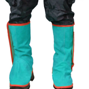 Polainas de Soldadura de Cuero Reforzado con Resistencia al Calor de 500C-1000C y Protección Contra Fuego para Seguridad Industrial - Product Image 5