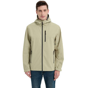 OEM <b>Man</b> Autumn Formal Hooded Softshell Jacket Custom Logo Front Youth Full Sleeve High Quality - Product Image 3