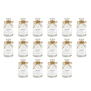 Bulk <b>Small</b> Glass Flower Vases with Rattan Rope Bow Mini Clear Hydroponic <b>Bottle</b> for Wedding Centerpieces Party Table Decor Vases - Product Image 3