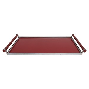 Bandeja Decorativa Multifuncional de Madera con Patrón Abstracto Moderno, Acabado en Oro, Estilo Indio, para Diwali - Product Image 2
