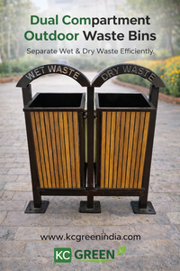 60L Wood Eco-Friendly Rectangular Geometry Pattern Storage <b>Bucket</b> Without <b>Lid</b> for Indoor/Outdoor Use - Product Image 2