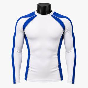 Camiseta de Compresión Deportiva de Alta Calidad con Estampado Personalizado para Hombre - Product Image 1