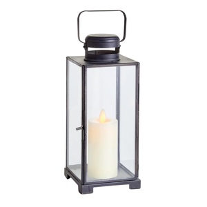 Modern Luxury Home Decorative Stainless Steel <b>Lantern</b> Medium Size with High Class Lacquering <b>Black</b> Nickel Finished - Product Image 3