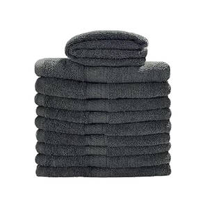 Serviette de Visage en Coton Gris Tricoté Premium pour Soins de Beauté et Spa, Douce, Séchage Rapide, pour Cheveux et Utilisation en Salle de Bain - Product Image 1