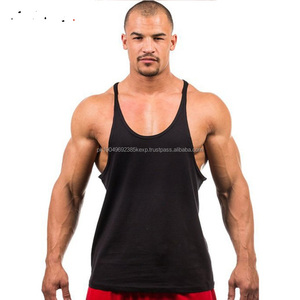 Débardeur de sport ample en coton 100% de haute qualité, coupe ample, personnalisé, pour hommes, grande taille, vêtements de musculation - Product Image 2