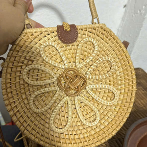 Bolso de Ratán Hecho a Mano, Bolso de Paja Tejido, Ecológico, Bolso de Playa de Verano para Mujer, Ligero, Duradero, Bolso de Moda - Product Image 2