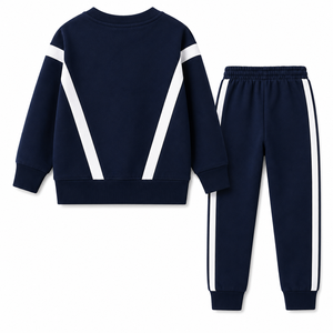 Conjunto Deportivo Personalizado para Niños, Sudadera con Capucha para Niñas y Niños, Sudadera con Capucha Lisa, Conjunto Deportivo para Niños - Product Image 2