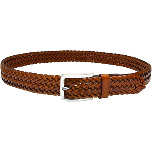 Cinturón de Cuero Genuino Reversible Marrón Cognac de 3.5cm de Ancho con Hebilla de Acero, Ajuste Personalizado, Casual, Formal, Impermeable y Ecológico - Product Image 2