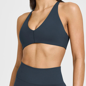 Soutien-gorge de sport pour femme de qualité supérieure, doux et respirant, bon prix, pour l'entraînement et le fitness, en Spandex/Nylon - Product Image 5
