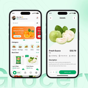 การพัฒนาแอปพลิเคชันมือถือ RoyalCraft สำหรับการจัดส่งผลิตผลออร์แกนิกบนระบบ Android และ iOS พร้อมแผนการสมัครสมาชิกสำหรับการสั่งซื้อรายวันและการติดตามเส้นทาง - Product Image 1