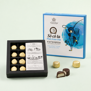 Vino de Coco con Chocolate Negro y Cacao, Caja de Regalo de Chocolate de Lujo para Venta al por Mayor de Chocolate y Regalos de Recuerdo - Product Image 1