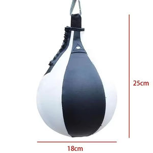 Balones de boxeo Elite para entrenamiento de MMA |   Equipo de pelota de velocidad ajustable para entrenamiento de reflejos, potencia y coordinación - Product Image 2