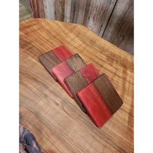 Modern Stylish Resin Wooden Coasters Trendy Table Mats & Pads for Stylish Interior Design - Product Image 6