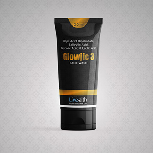 Gel Limpiador Facial Kojic Glow con Ácido Kójico, Ácido Salicílico, Ácido Glicólico y Ácido Láctico para una Limpieza Profunda e Iluminación para Mujeres - Product Image 4